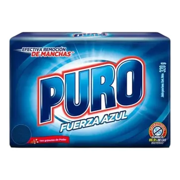 Imagen del producto  R. JABON EN BARRA PURO FUERZA AZUL X 320 GR - CJ X 25 UND
