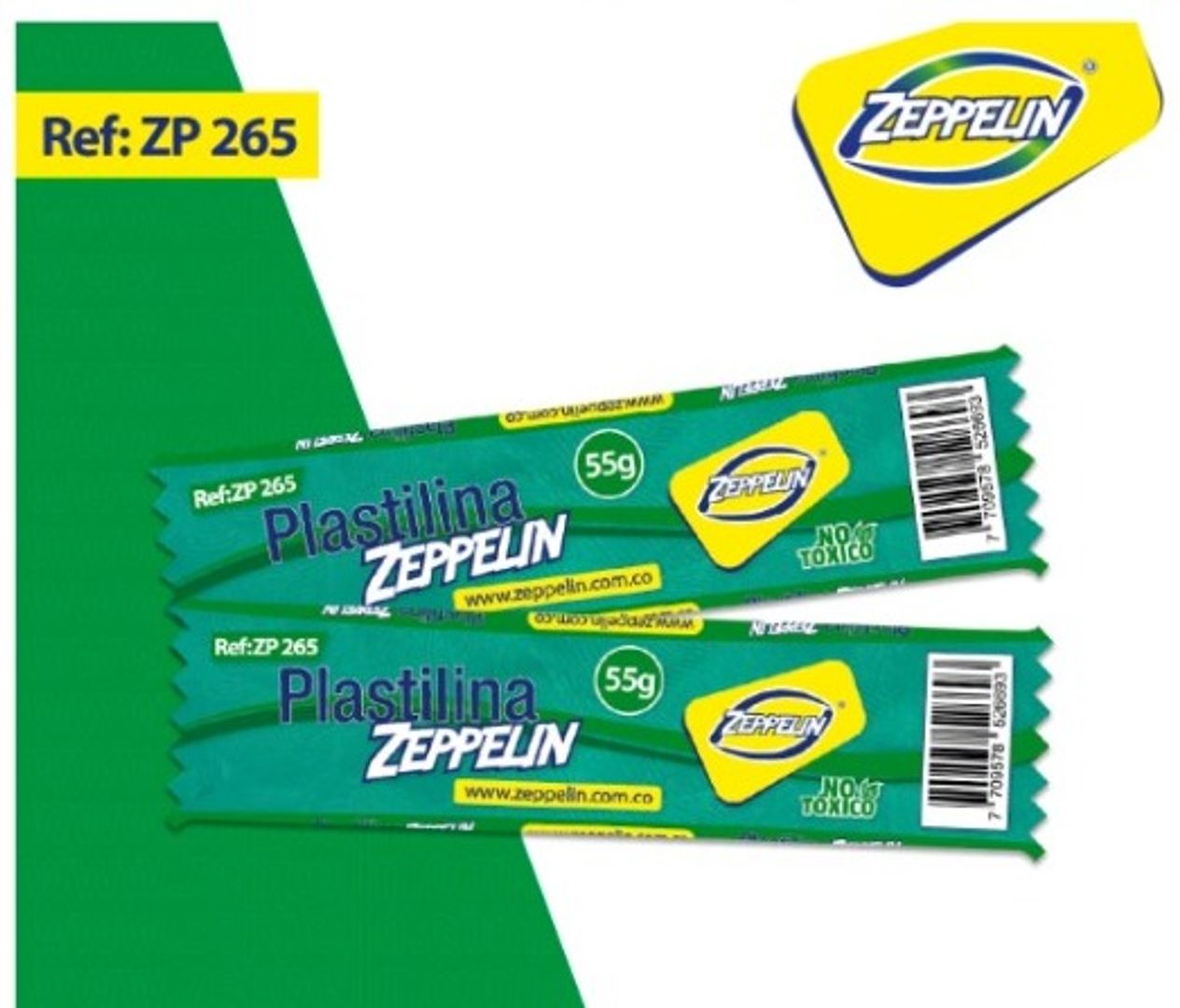 PLASTILINA BARRA UNICOLOR 55G 