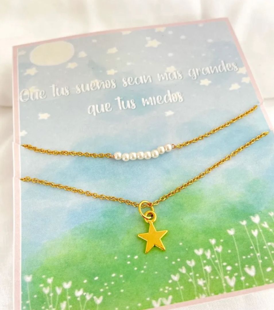 CADENITA DOBLE ESTRELLA 