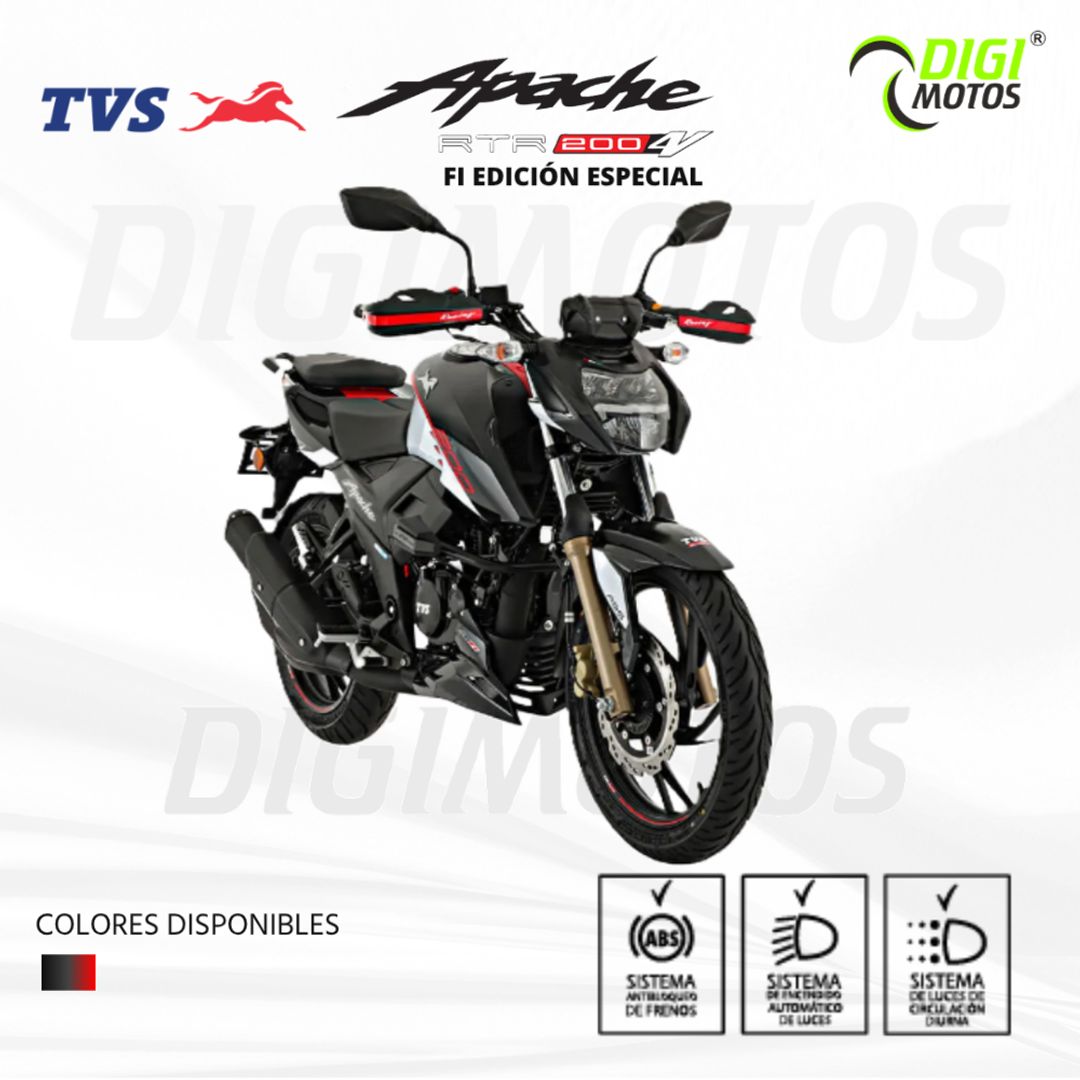 TVS APACHE RTR 200 4V XC FI ABS RACING (Duo Tono)