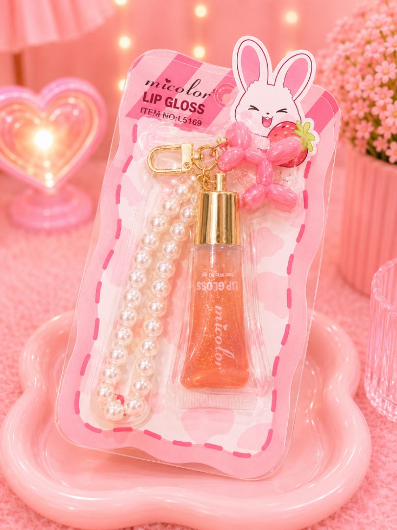 Lipgloss llavero rabbit 