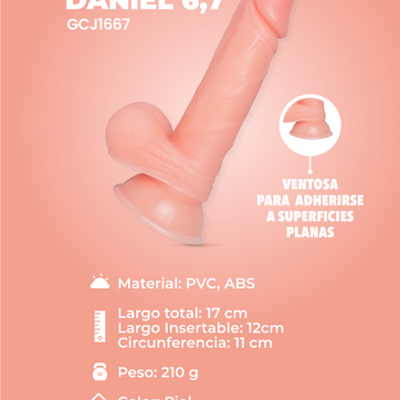 Imagen del producto Dildo Daniel 6.7''
