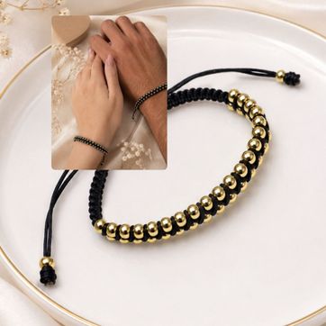 Pulseras tejidas en rodio - imagen 1