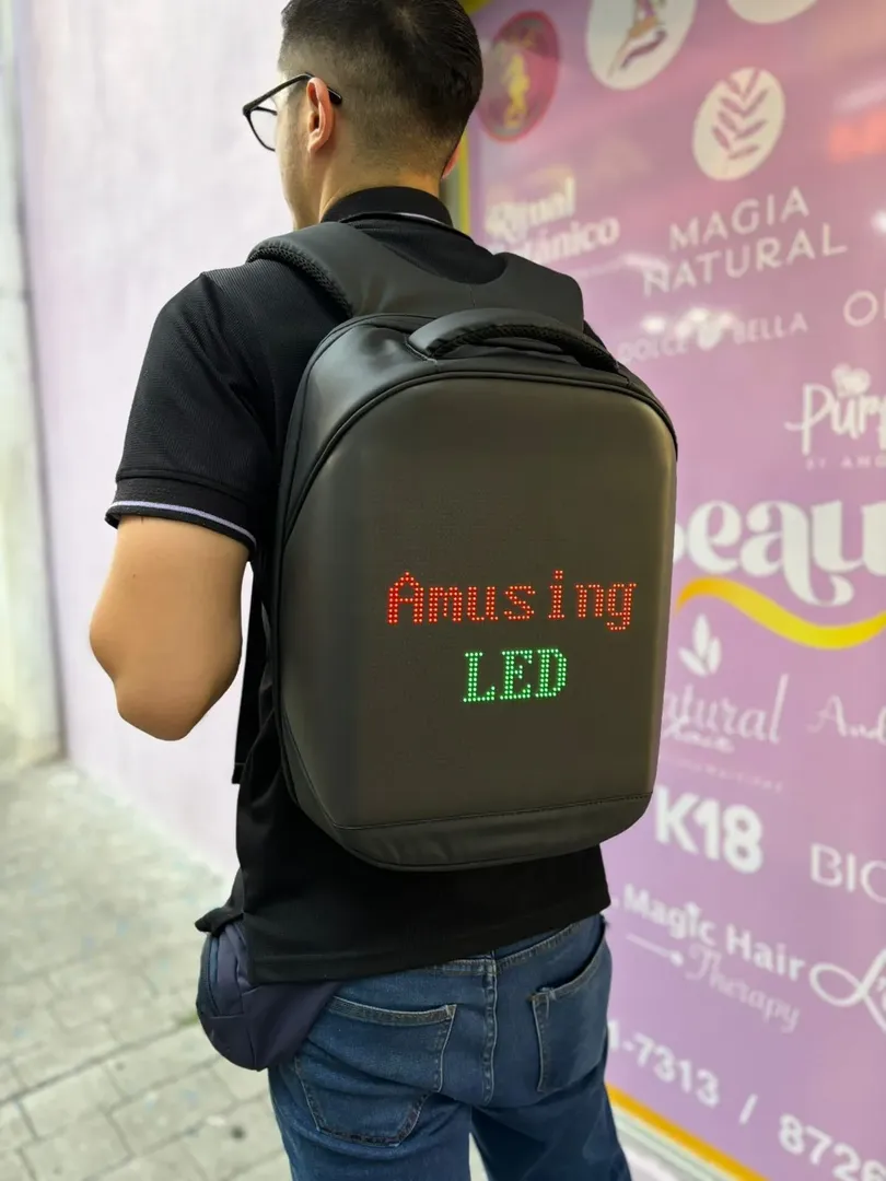 Bulto con pantalla Led