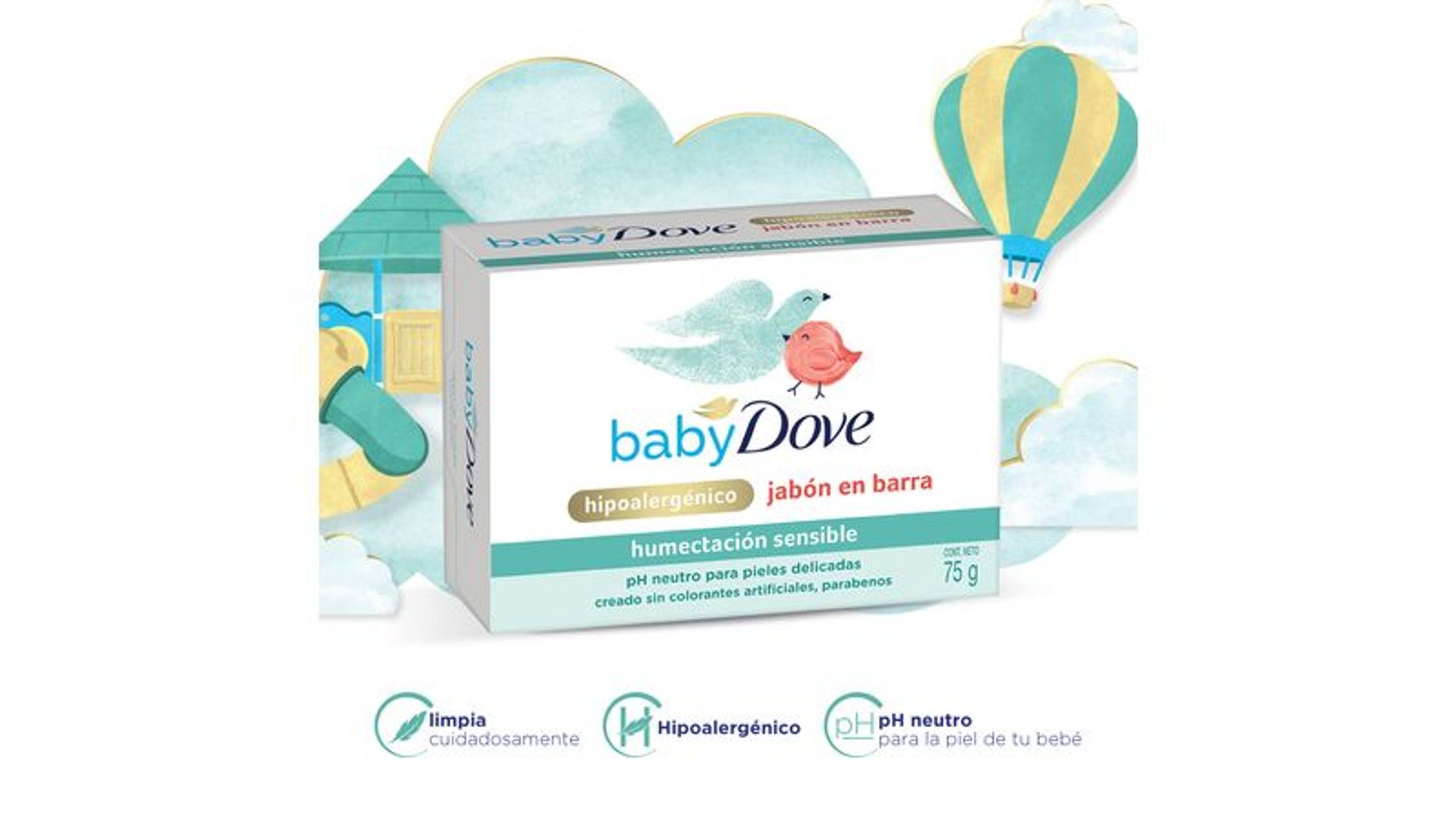 JABON DOVE BABY X 75 GR UNIDAD