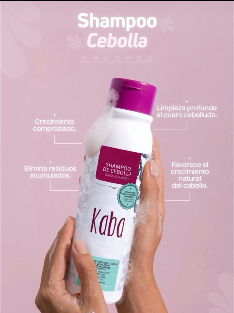 Shampoo de cebolla 