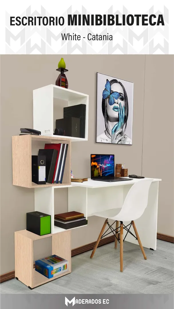Escritorio - modelo Minibiblioteca