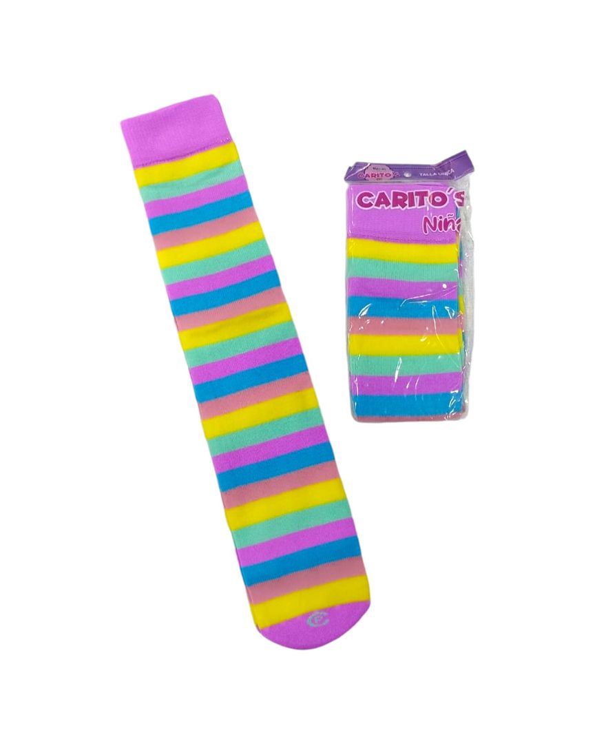 MEDIA BUCANERA MULTICOLOR PASTEL.