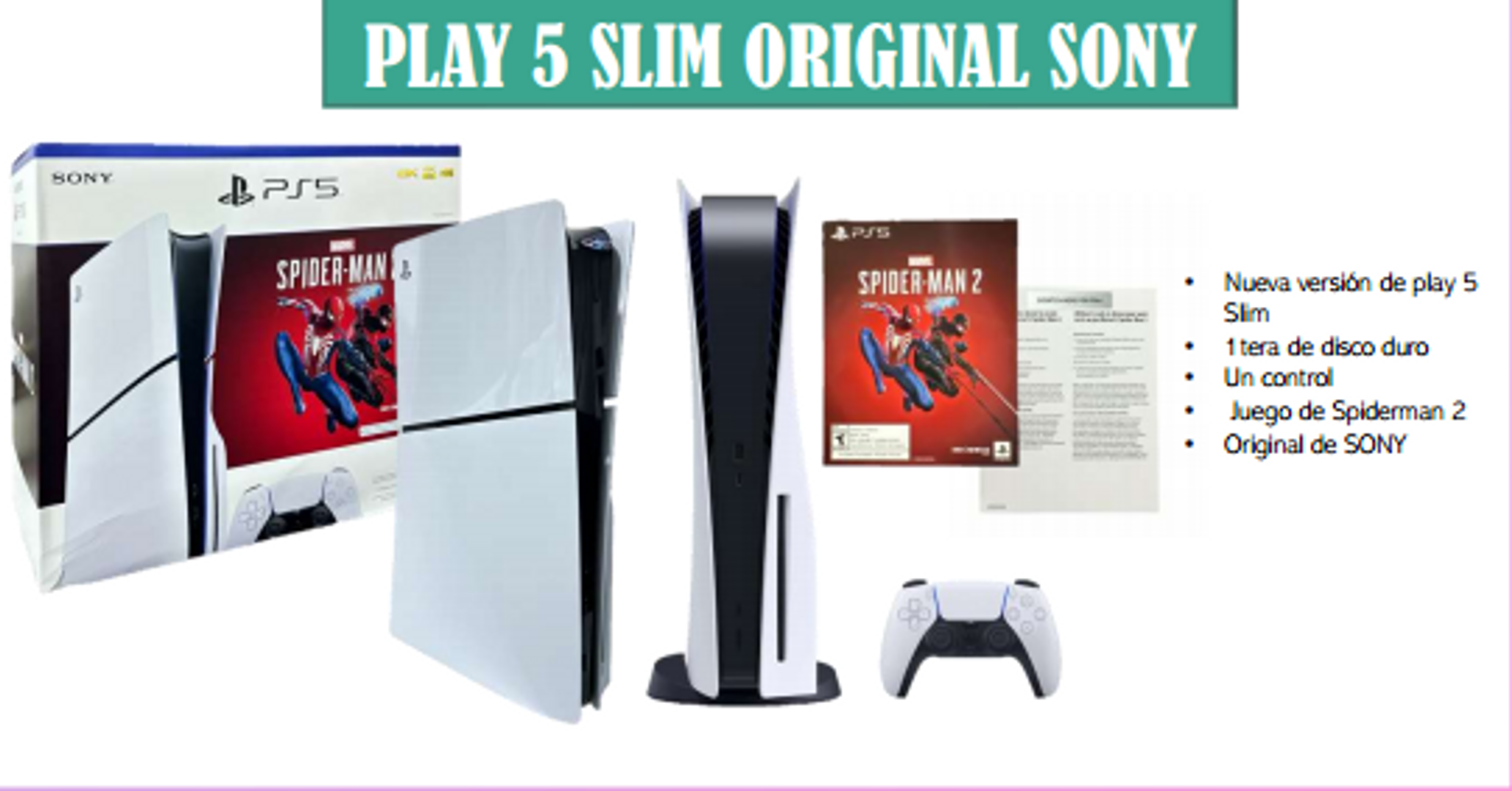 PLAY 5 SLIM ORIGINAL SONY