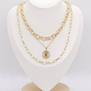 Imagen del producto CADENA X3 VIRGEN RODINADA