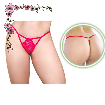 Imagen del producto Tanga hilo aplique trasero 