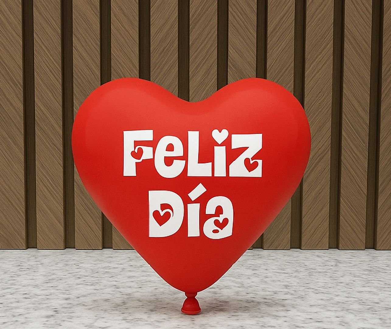 GLOBO X 50 R10 CORAZÓN FELIZ DIA 