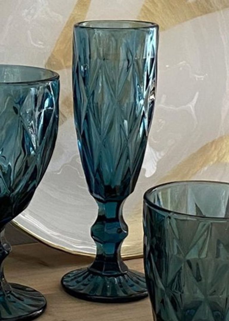 Copa rombo grande Azul