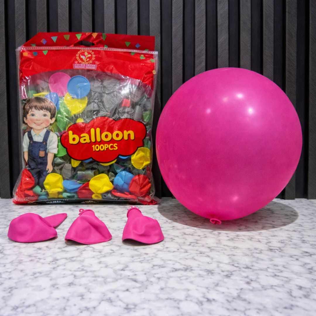 GLOBO R12 x 100 UNIDADES FUCSIA   FASHION