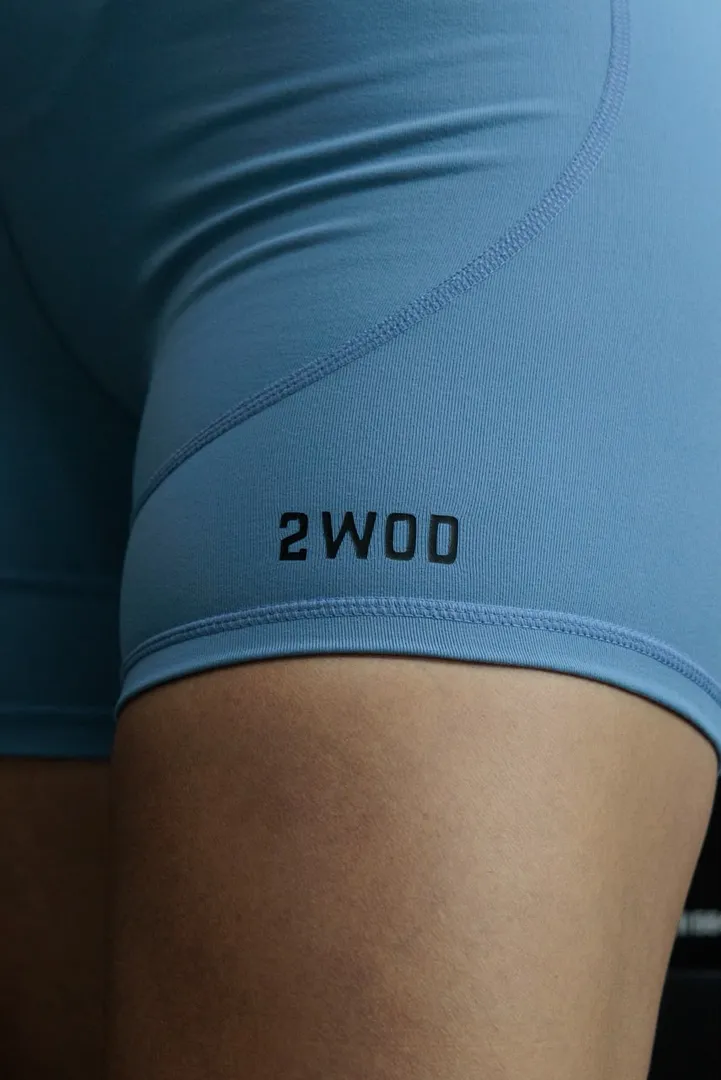 SHORT CLASICO UTF PRO AZUL HIELO