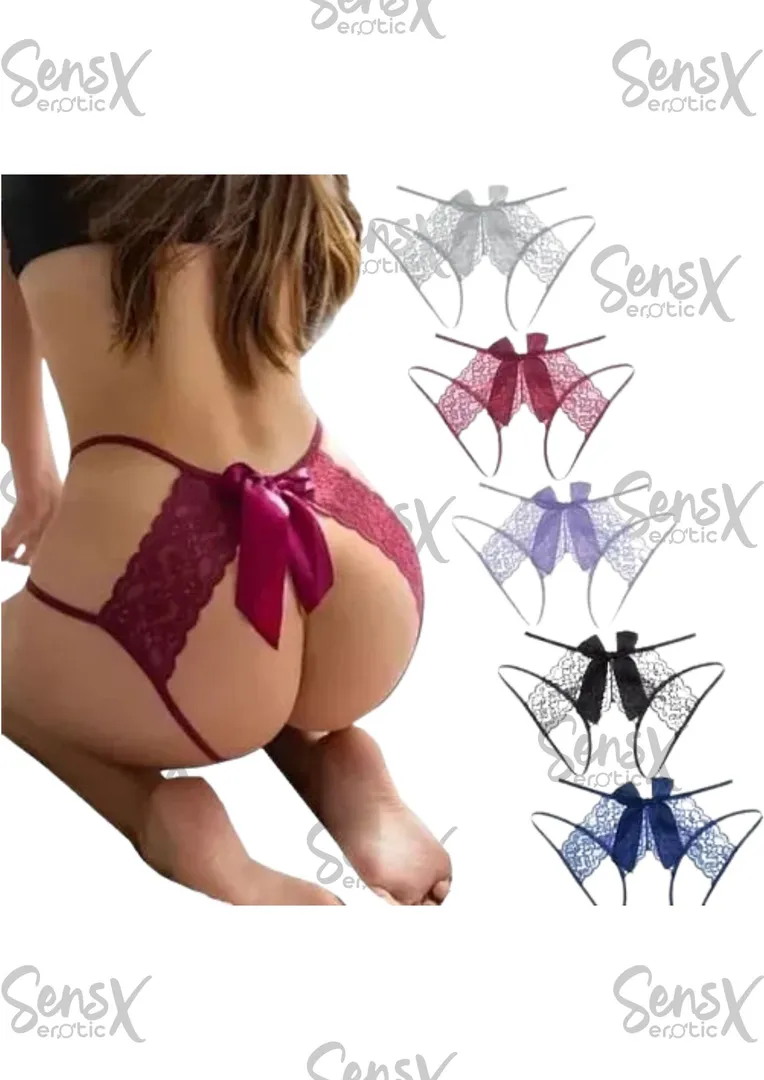  Tangas de Encaje Sexy con Moño – Sensualidad y Comodidad en un Diseño Irresistible