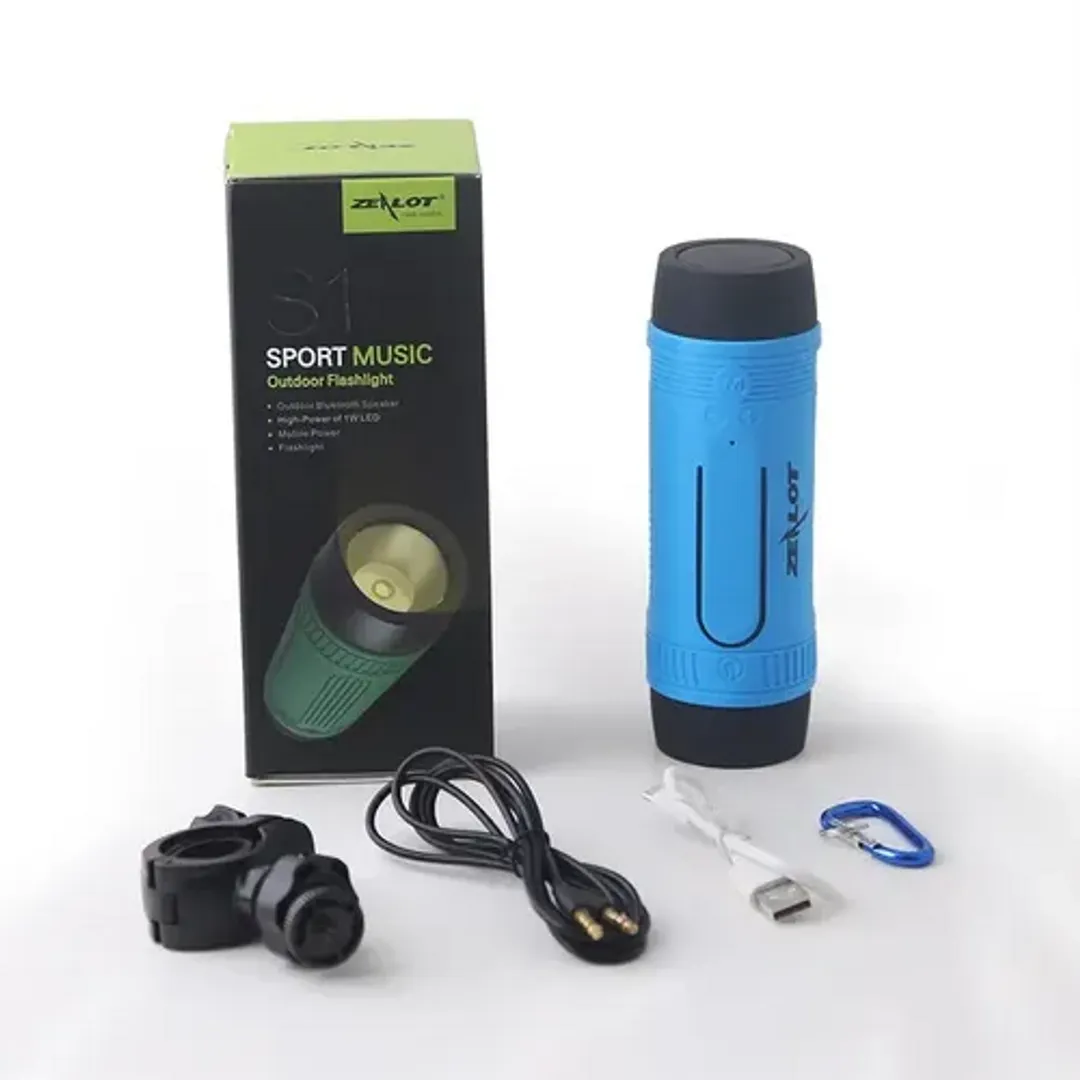 PARLANTE BLUETOOTH ZEALOT S1 CON SOPORTE PARA BICICLETA