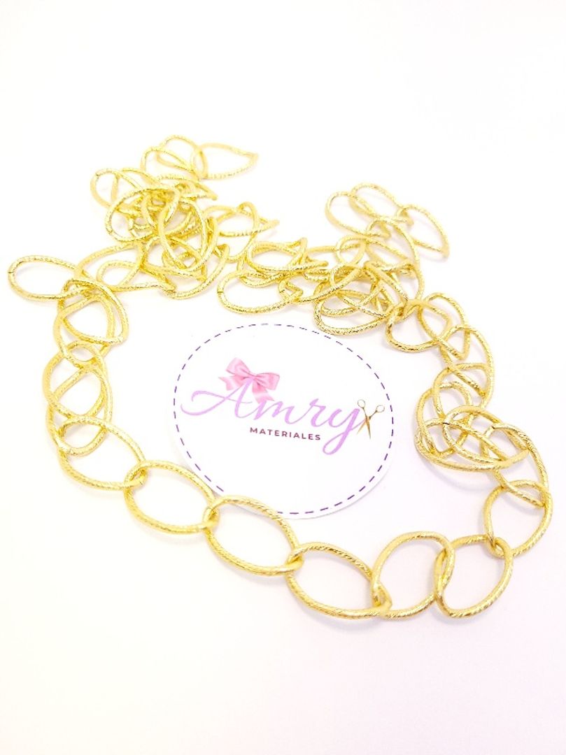 Herrajes Cadena Dorada 1.5cm ancho 