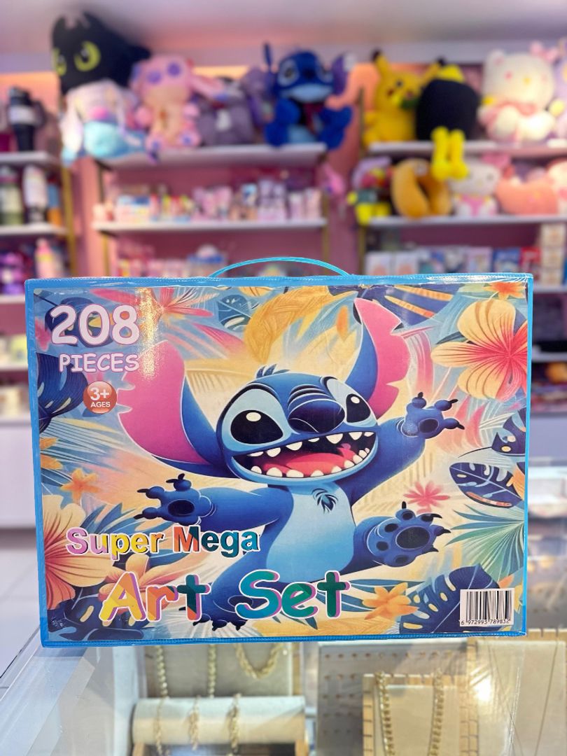 Set de arte 208 piezas diseños niña 