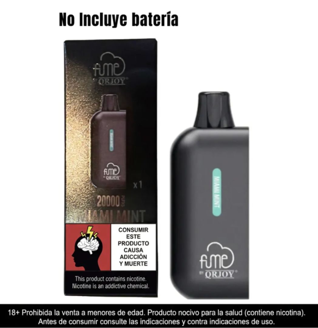 Pod Fume 20.000 Puffs Miami Mint - Fume Nb Super P