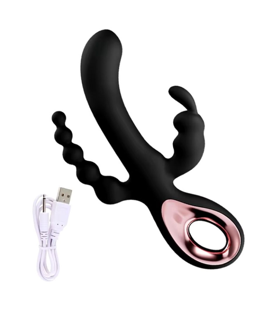 Vibrador rabbit Triple Estímulo Katuysha. 