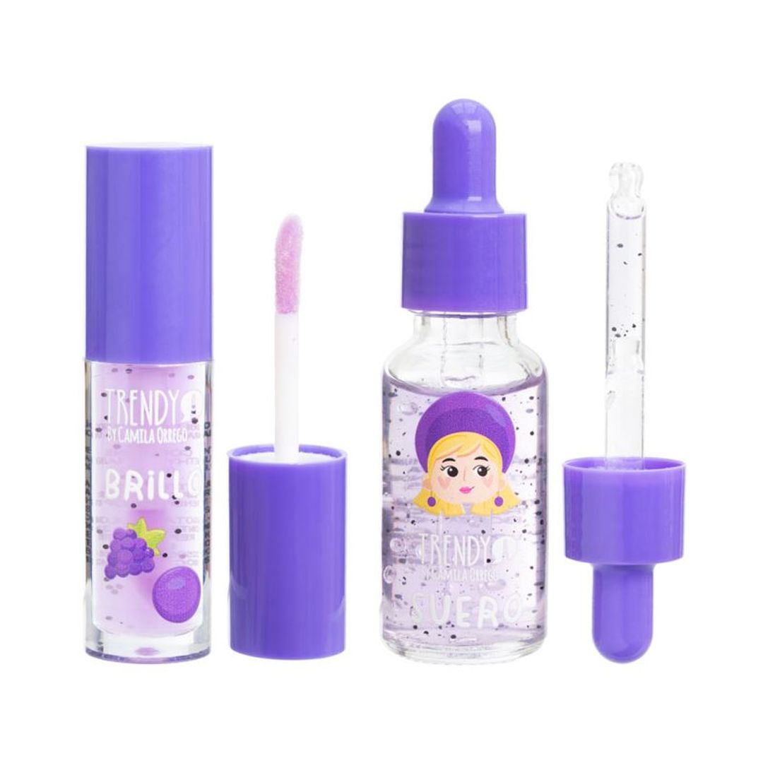 Kit Petite Serum hidratante y gloss fruticas Petite Trendy 