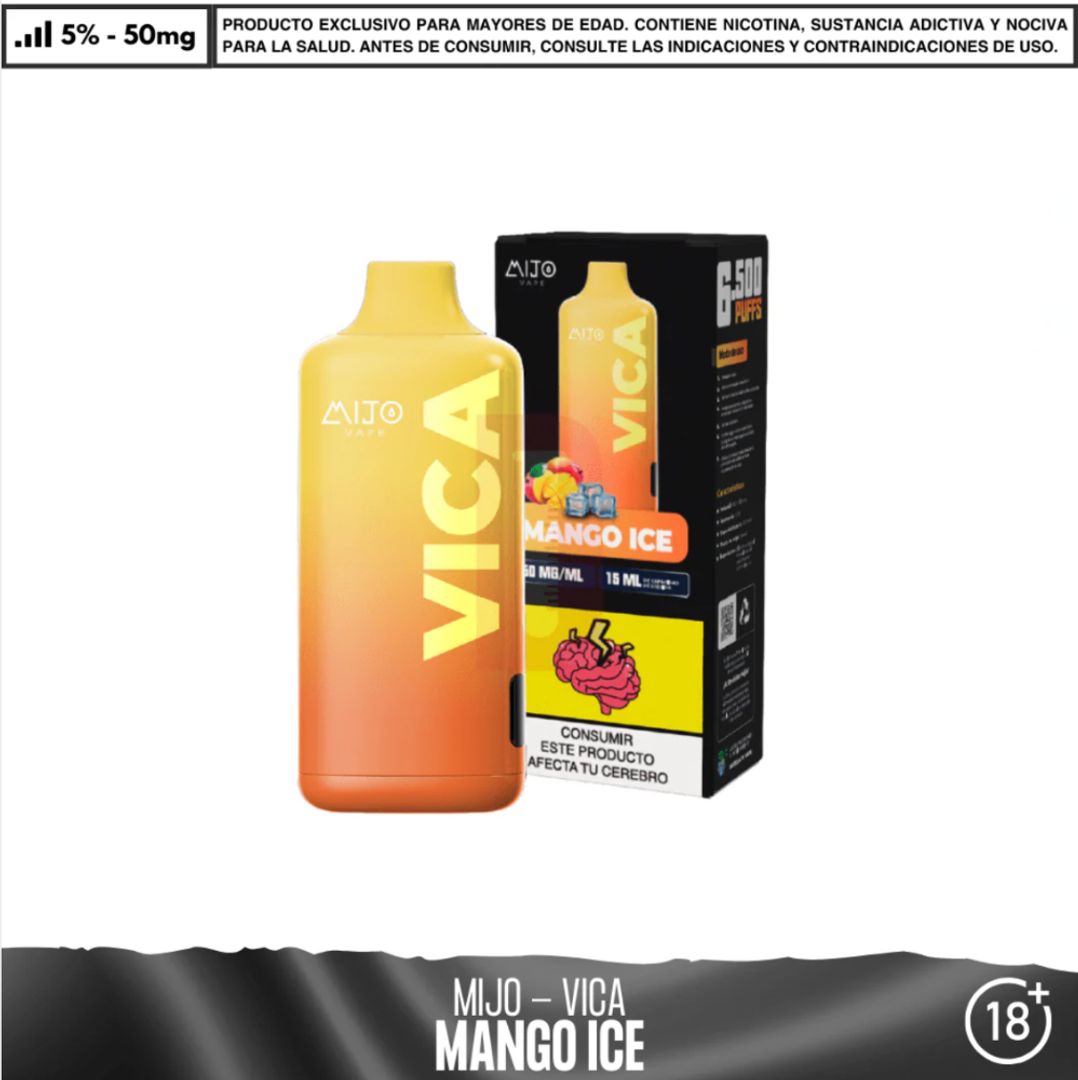 Vape Mijo Vica Mango Ice 6500 Puffs