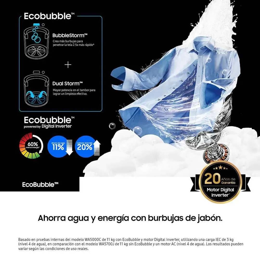 LAV SAMSUNG ECOBUBBLE DIGITAL