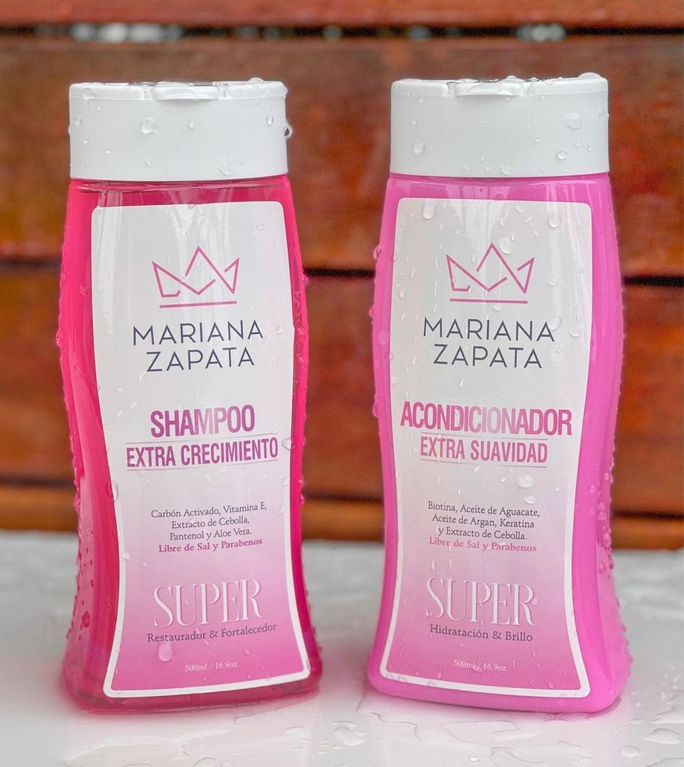 SHAMPOO Y ACONDICIONADOR MARIANA ZAPATA