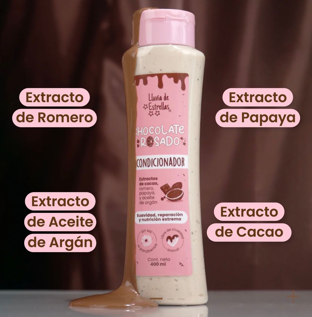 Acondicionador chocolate rosado 
