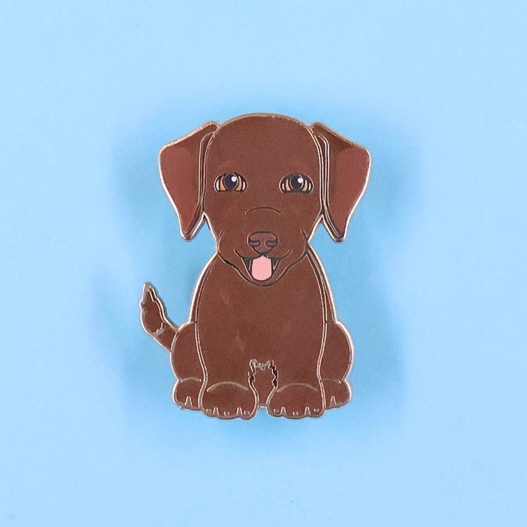 PIN LABRADOR CHOCOLATE