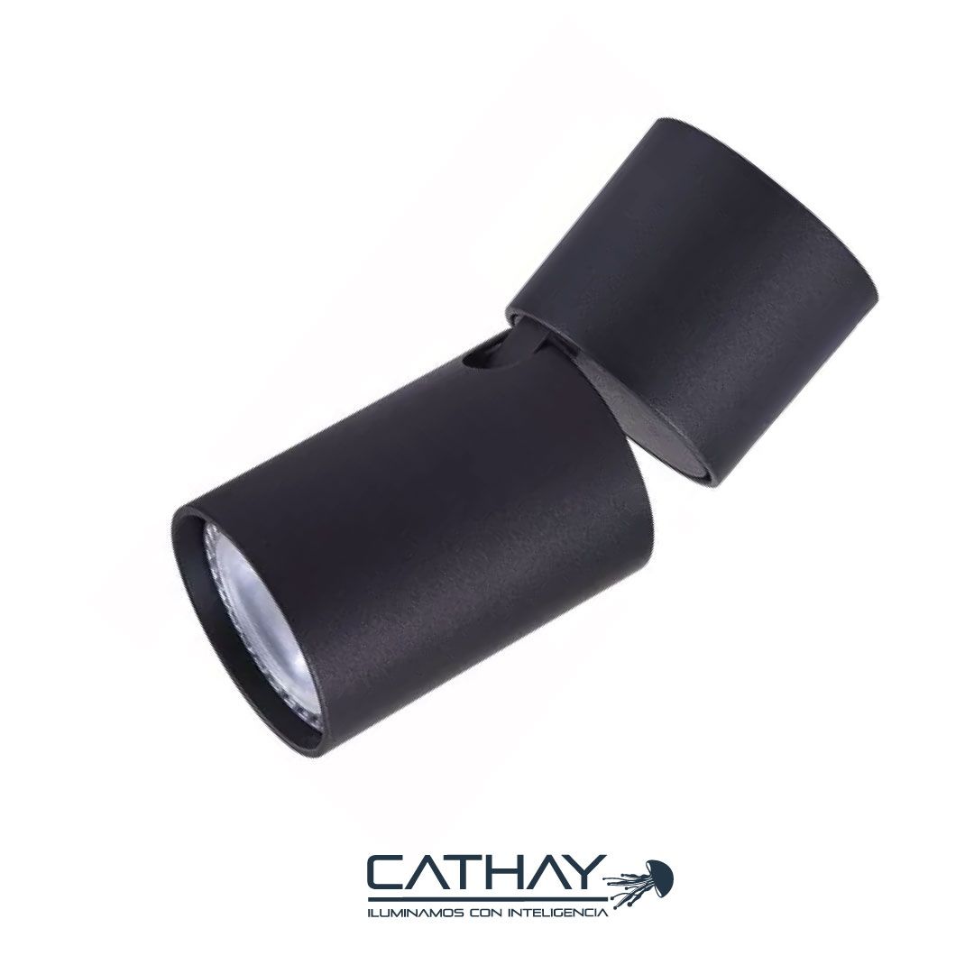 APLIQUE TIPO CILINDRO ECUALIZABLE PARA TECHO CON BOMBILLO GU10