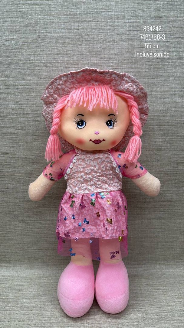 MUÑECA DE TRAPO SURTIDA 55 CM