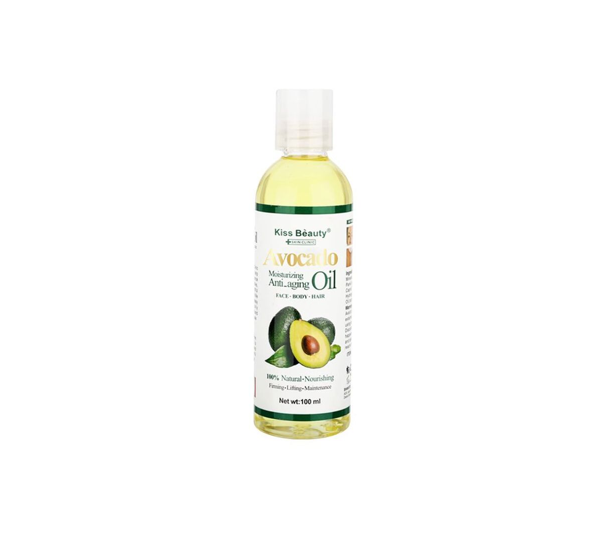 Aceite Corporal de Aguacate de Kiss Beauty