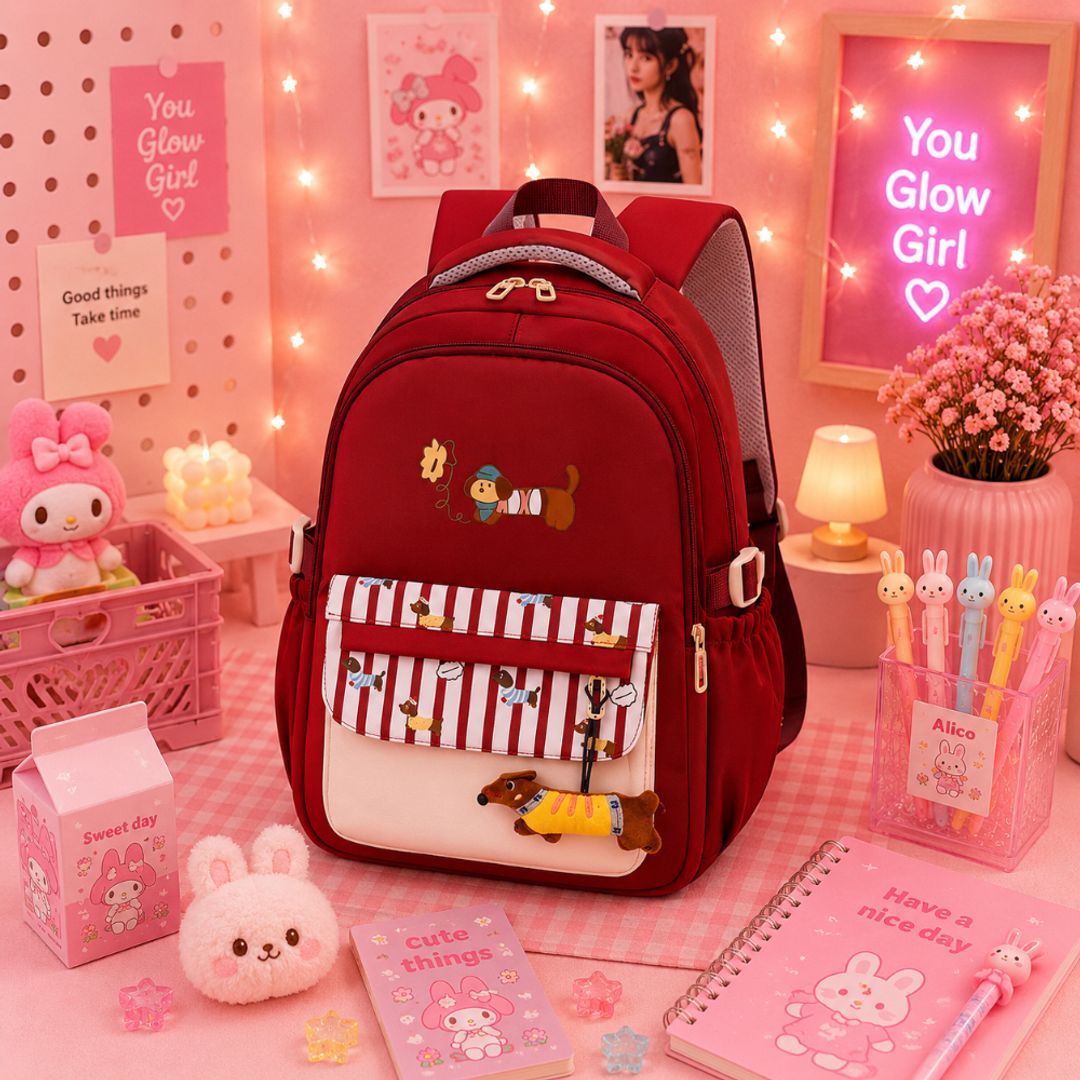 Morral llavero perro salchicha 