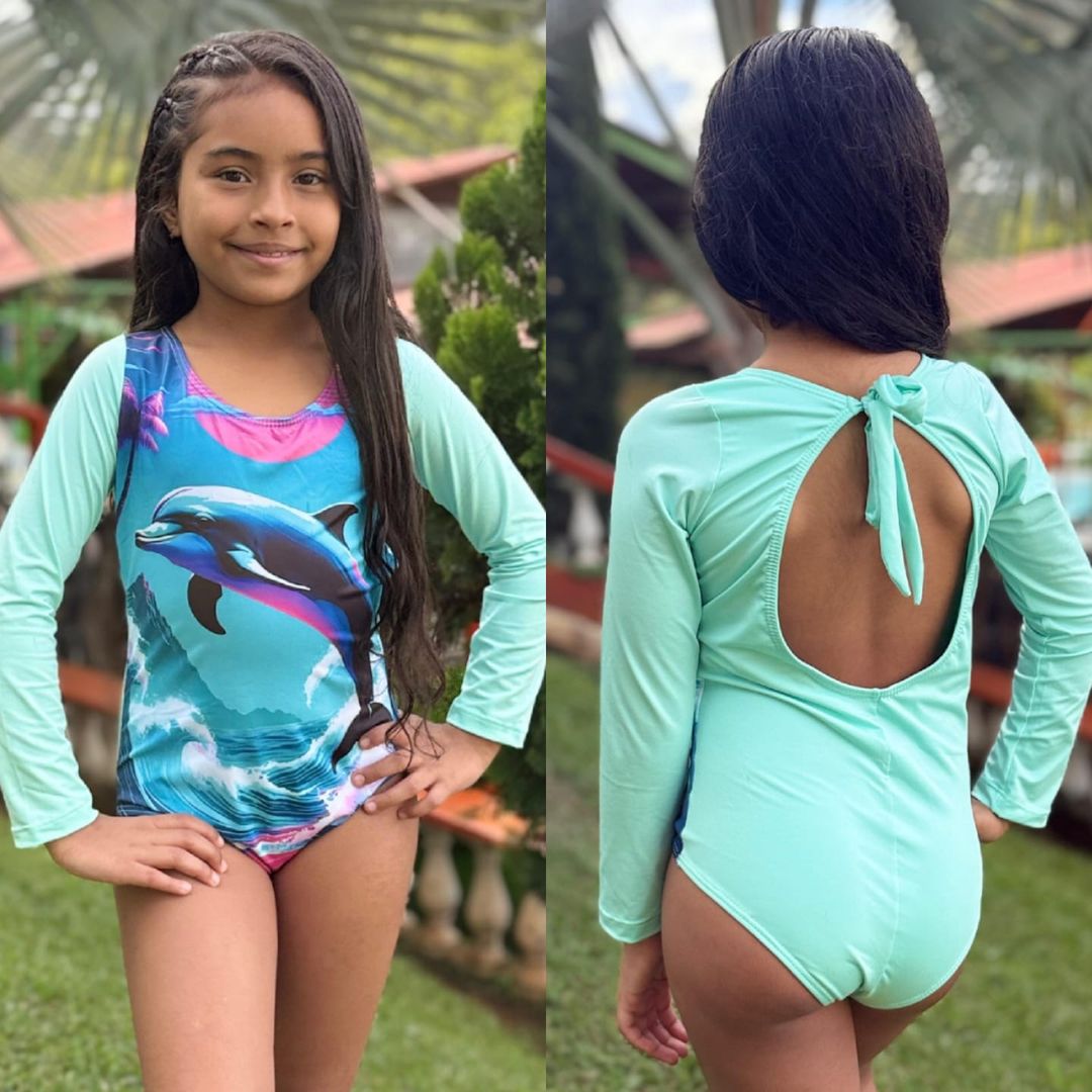Trikini estampado niña