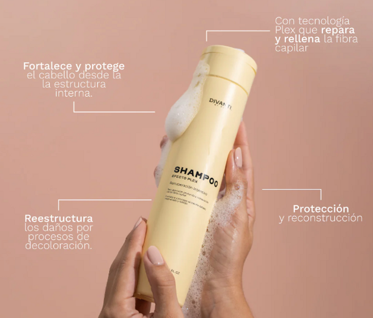 Shampoo Divanti Efecto Plex