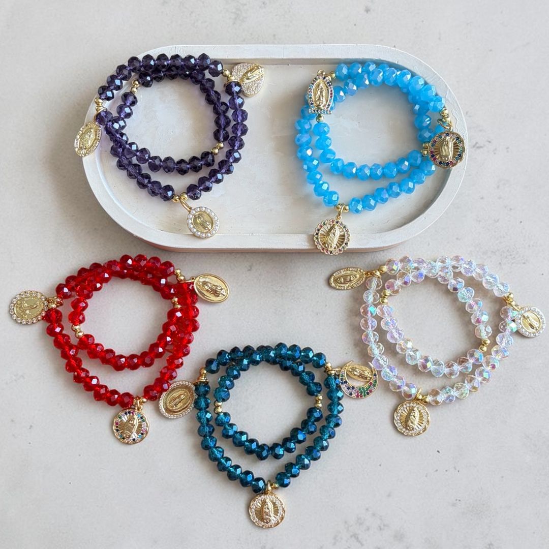 Denario pulsera Turquesa petróleo 