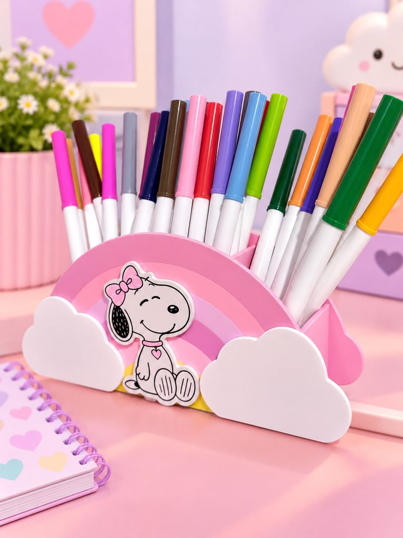 Organizador Snoopy rosa 