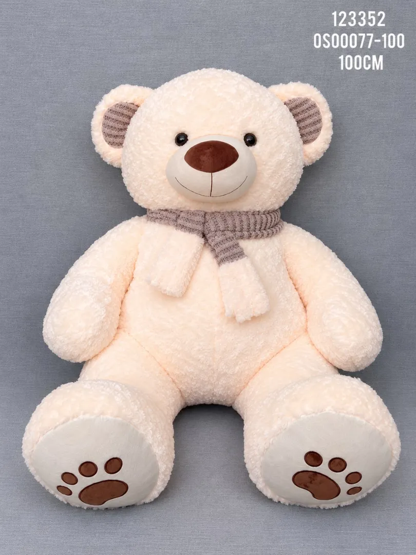OSO CREMA CON BUFANDA 100 CM