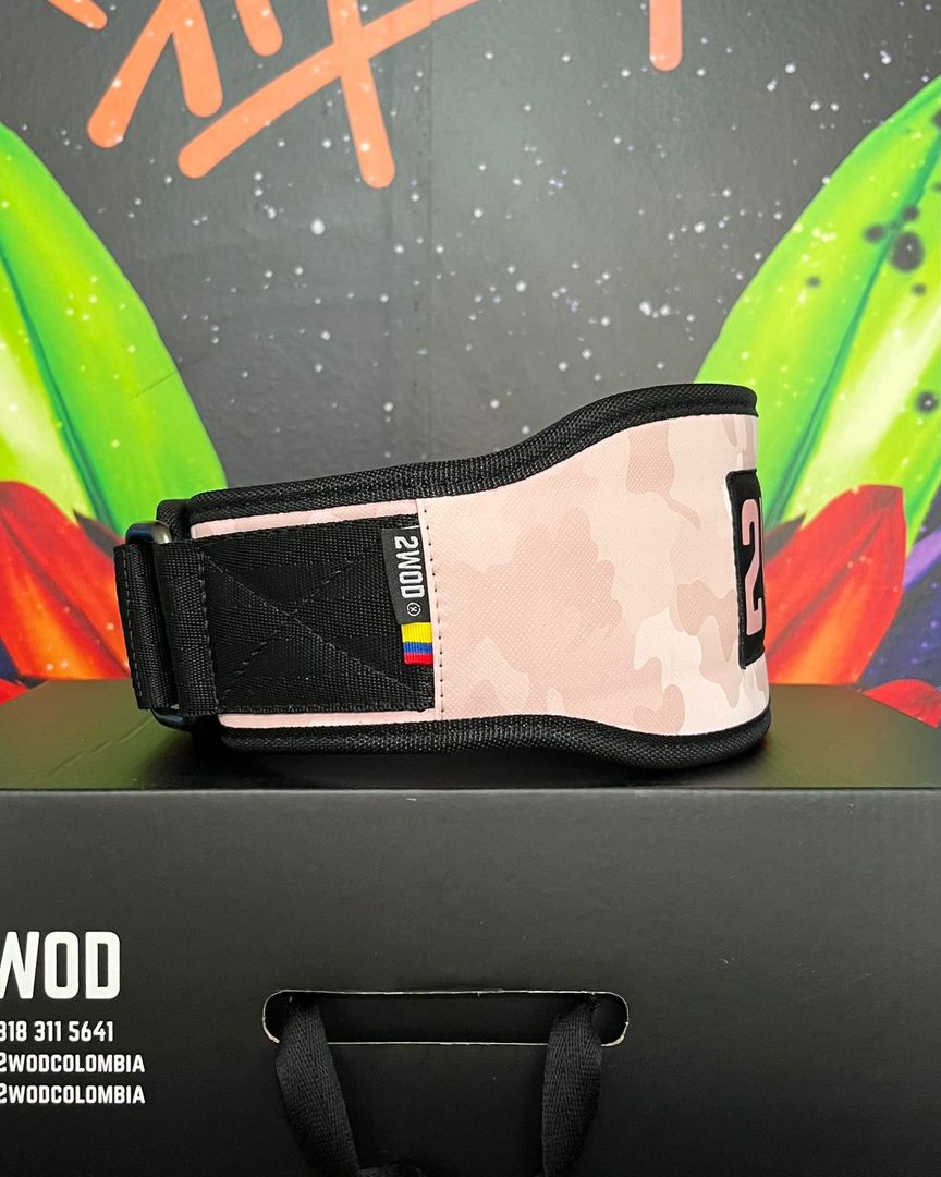  CINTURÓN  CAMO ROSA