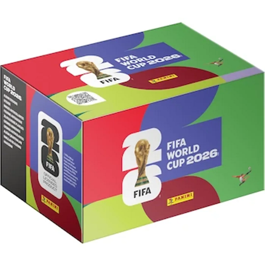 CAJA DE LAMINAS MUNDIAL FIFA WORLD CUP 2026 104 SOBRES PANINI