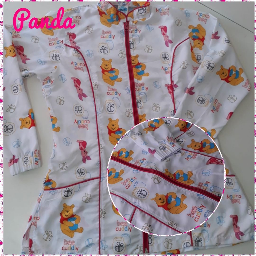 Bata Antifluido Estampada 