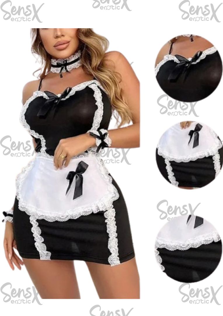 DISFRAZ DE SIRVIENTA SEXY