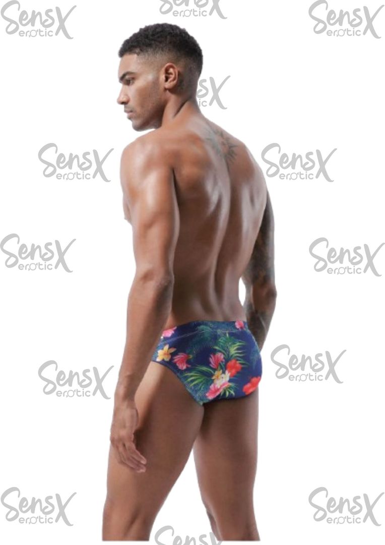 Tanga masculina estilo tropical