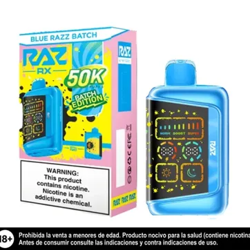 Imagen del producto Raz Blue Razz Batch 50.000 Puffs