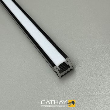 PERFIL GLAMOUR NEGRO (ELEGANCE) x 3 mts - imagen 1