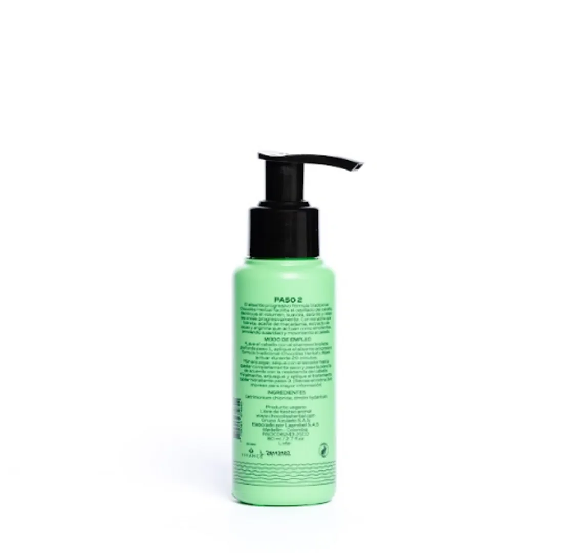 Alisante de 80ml  paso 2 - Fórmula Tradicional