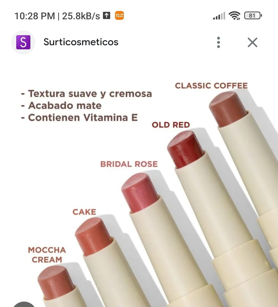LIP VELVET TOUCH SOFT MATTE LIPSTICK 
