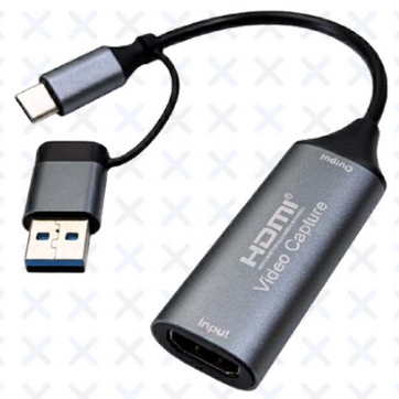 Imagen del producto VIDEO CAPTURA CONEXIÓN 2 EN 1 USB TIPE C